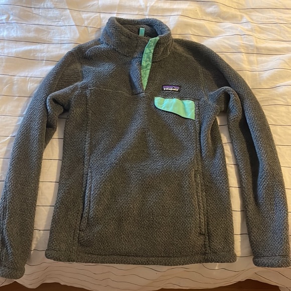 Patagonia Re-Tool Snap-T Fleece Pullover Sweater Womens Extra Small Pull Over - Picture 12 of 12
